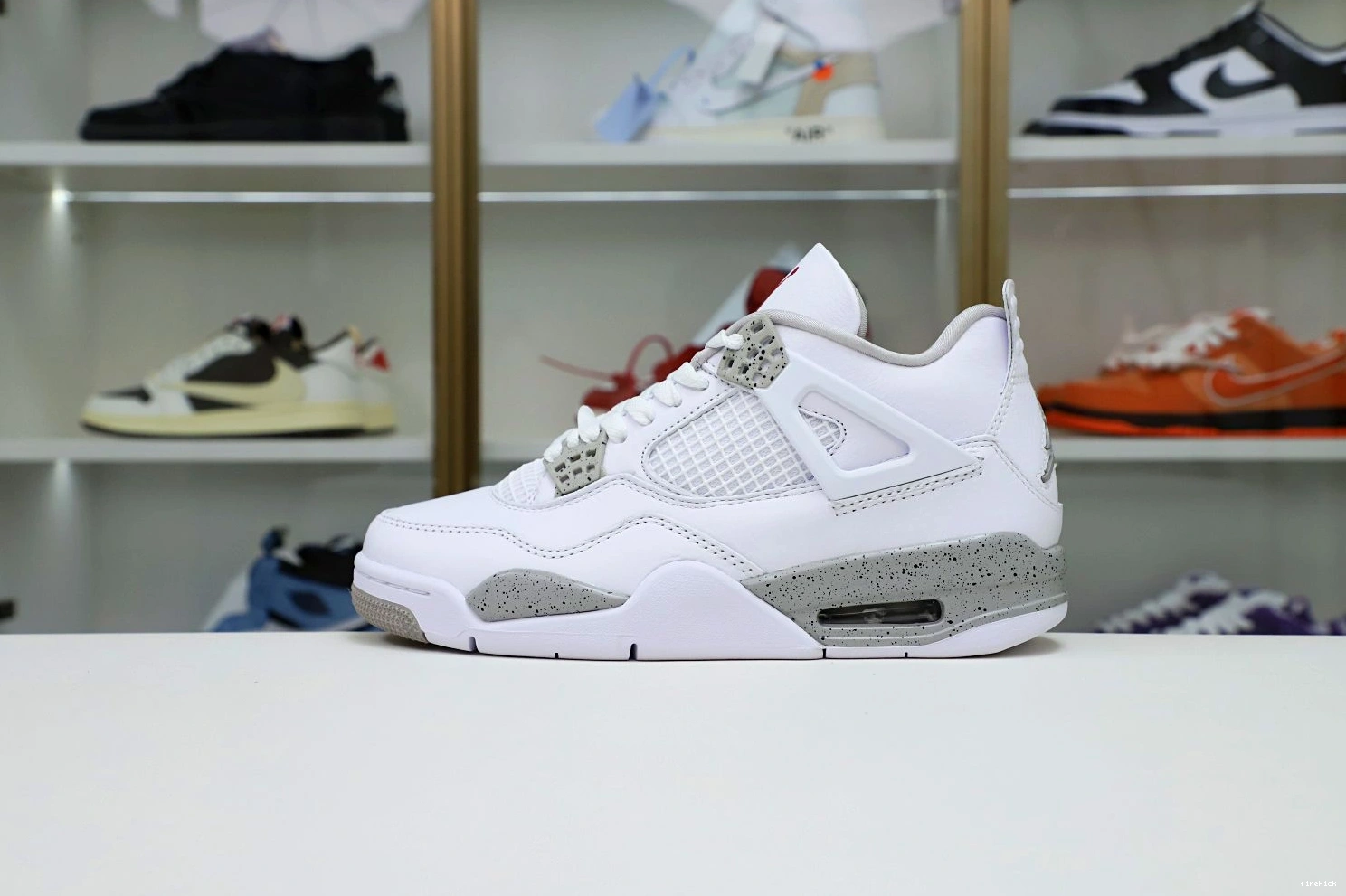 OREO' JORDAN 'WHITE 4 RETRO AIR 0312